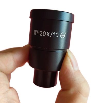 1pc WF20X/10mm WF20X Wide Field 30mm Mounting Stereo Microscope High Eye Point Eyepiece for Binocular Trinocular Microscope(1pcs WF20X10-30mm)