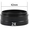 1pc 1X 0.3X 0.5X 0.7X 0.75X 1.5X 2X M48 Zoom Stereo Microscope Barlow Objective 0.3X 0.5X 0.7X 1.5X 2X M42 10A 120X/180X/300X Lens(M42-0.7X) view 3