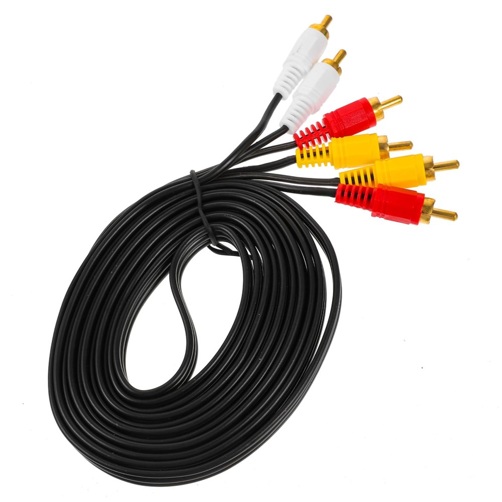 DOITOOL 3M Male to Male Audio/Video Cable for DVD/VCR High-Fidelity Sound Sturdy Design Compatible Media Players and TV