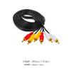 DOITOOL 3M Male to Male Audio/Video Cable for DVD/VCR High-Fidelity Sound Sturdy Design Compatible Media Players and TV view 2