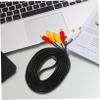 DOITOOL 3M Male to Male Audio/Video Cable for DVD/VCR High-Fidelity Sound Sturdy Design Compatible Media Players and TV view 3