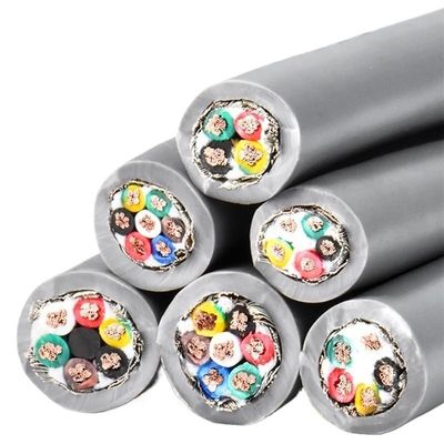 5M Bending Drag Chain Cable 2 3 4 6 8 10-core Pure Copper high Flexibility 26 24 22 20 18 17 15 13 AWG CNC Cable Robot arm Wire(4 cores,15 AWG 1.5MM)