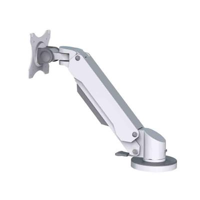 cfycfy987 Monitor Arm Desk Style White Single Arm Single Screen Rotatable Monitor Stand Monitor Mount