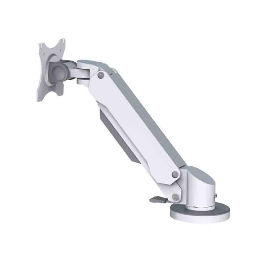 cfycfy987 Monitor Arm Desk Style White Single Arm Single Screen Rotatable Monitor Stand Monitor Mount