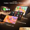 4G+64G Android Stereo for Volvo XC70/V70/S60 2004-2007 Upgrade 9 Inch IPS Touch Screen Head Unit, Driauto Car Stereo with Wireless Carplay Android Auto GPS WiFi DSP Bluetooth FM RDS Backup Camera view 2