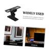 Hoement Adjustable Wall Mount Speaker Bracket for Surround Sound Universal Black Speaker Stand Detachable Tray Compatible Most for Home Theater view 3