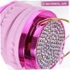 CAXUSD Volume Limiting Adjustable Headphones Glitter Plush Ear Wired Headset for School Gaming and Music Comfortable Over Ear Design for Boys view 3