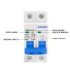 AC MCB 1P 2P 230V 400V 6KA Mini Circuit Breaker Air Switch 6A 10A 16A 20A 32A 40A 50A 63A Overload Short Protect(2P,32A) view 3