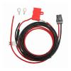 RKN4152A Radio Power Cord 15A Fuse Durable walkie Talkie Power Cord with Pads, Suitable for R8200 SLR5300 9.5 feet view 2
