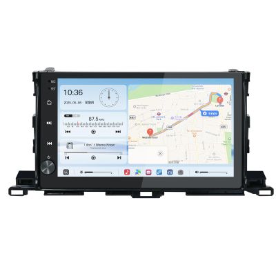 10.2'' Android 13 Car Stereo for Toyota Highlander 2014-2019,with Wireless CarPlay & Android Auto,1280 * 720 Resolution QLED TouchscreenCar Radio Upgrade