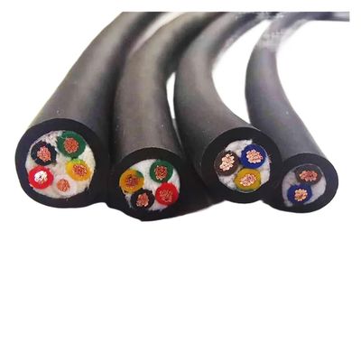 5m 5-core 6-core Bending Drag Chain Cable Pure Copper high Flexibility 26 24 22 20 18 17 15 13 AWG CNC Cable Robot arm Wire(6 cores,20 AWG 0.5mm)