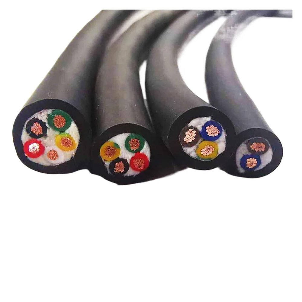 5m 5-core 6-core Bending Drag Chain Cable Pure Copper high Flexibility 26 24 22 20 18 17 15 13 AWG CNC Cable Robot arm Wire(6 cores,20 AWG 0.5mm)