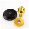 4Pcs Pure Copper Speaker Spike Feet Pad for Turntables and DIY Audio Systems Shockproof Loudspeaker Isolation Stand Pins for Enhanced Sound Quality and Vibration Control view 2