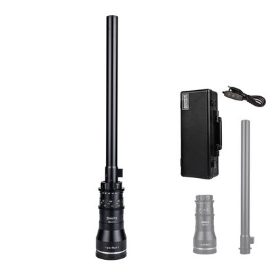 AstrHori 28mm F13 Probe Lens Full Frame Macro Manual Focus Ultra Long Lens Removable Interchangeable Lens Built-in Ring Light for Canon RF Mount Series Mirrorless Cameras