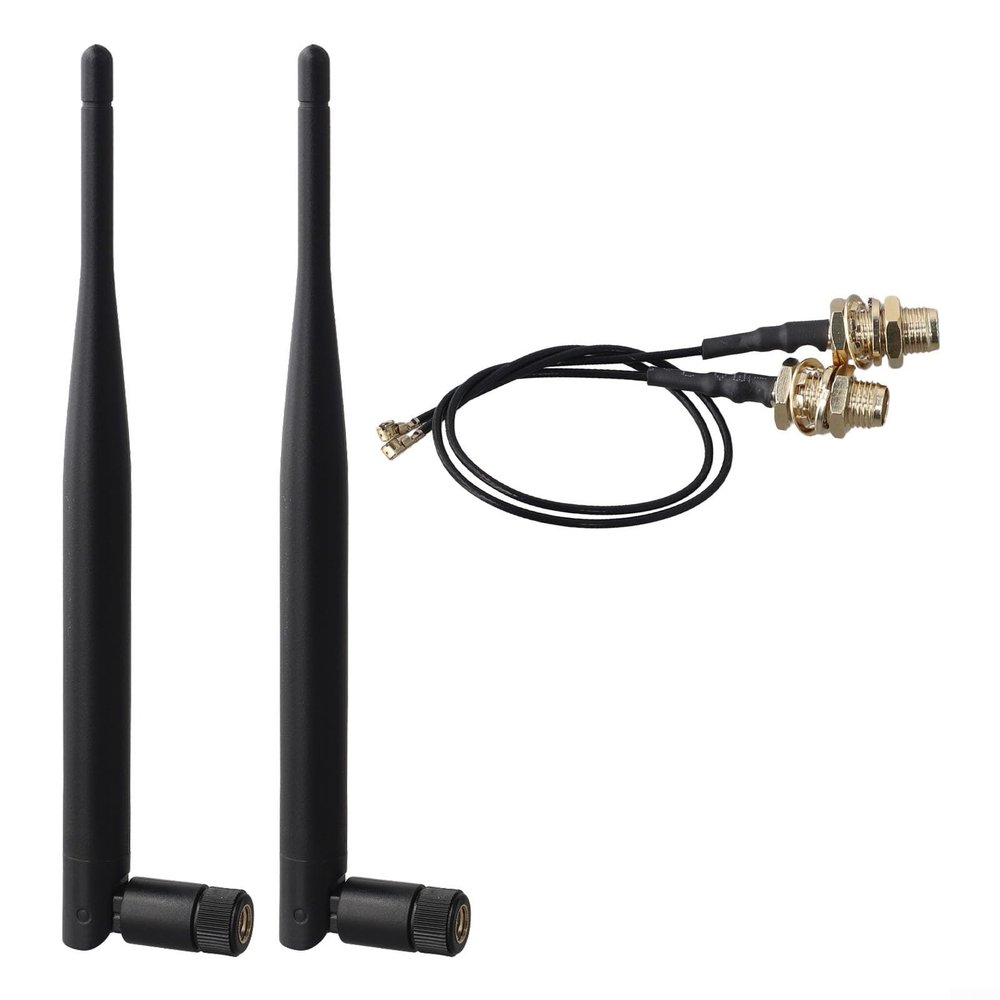 915MHz Male Antenna Indoor 5DBi Gain Coaxial Signal Booster for IPEX Cable for Meshtastic for Gateway Router Communication System 2 Pack
