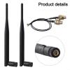 915MHz Male Antenna Indoor 5DBi Gain Coaxial Signal Booster for IPEX Cable for Meshtastic for Gateway Router Communication System 2 Pack view 4