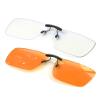 ANYLUV Clip On Blue Light Blocking Glasses Lightweight Rectangle Blue Light Glasses Men for Computer Gaming, Anti Eye Strain view 1