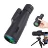 10X30 Monocular Telescope for Adult High Powered with Smartphone Adapter & Tripod, Waterproof HD Monocular with BAK4 Prism FMC Lens, for Camping Travel Hiking Bird Watching view 1