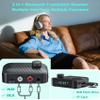Bluetooth Transmitter for TV to Headphone/Speakers, RCA to Bluetooth Transmitter Receiver with Low Latency/Music Volume Control, AUX Adapter for Stereo Receiver Support USB Flash Drive/TF Card KAIY view 3