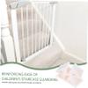 IWOWHERO 4Pcs Fence Base Holders for Garden Fences Durable Support Stands for Pet Barriers and Safety Easy to Install and Secure for Outdoor Use view 3