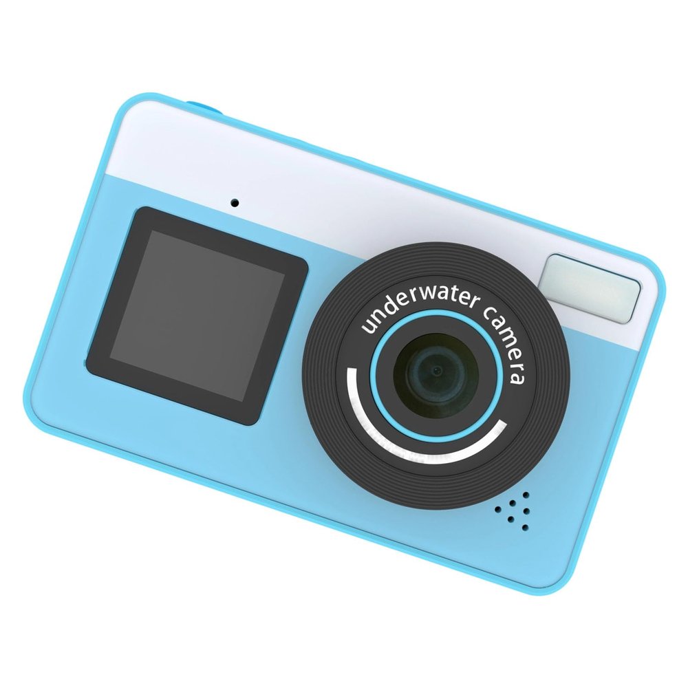 Underwater Digital Camera, Water-Proof Camera,2.8in 48MP Photo Resolution 3.0M Depth Lightweight Travel for Diving Photography