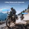 Fodsports T1 Motorcycle Bluetooth Intercom V5.4 with Music Share, One-Click Switching for 3 Functional Modes, 2-Way Helmet Communication Systems, FM/5 Stickers/Noise Cancellation/Stereo Music, 2 Pack view 2