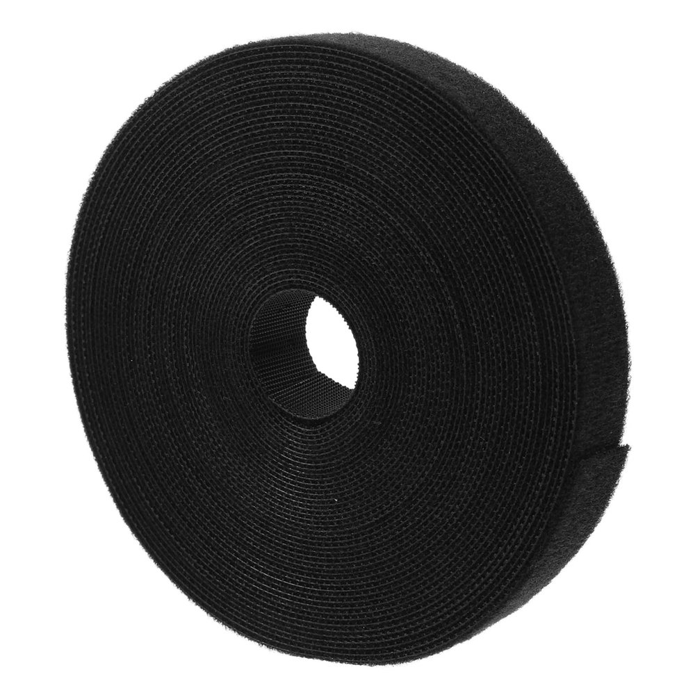 1Roll Heavy Duty Hook and Loop Tape Self Adhesive Cable Management Strips for Sewing Use for Fixing Cords Carpets Curtains and More