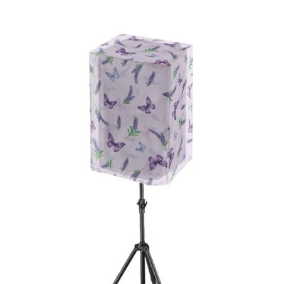 Qehuruxo Speaker Cover for PA/DJ Speakers  Dustproof Waterproof Outdoor Speaker Protector Lightweight Butterfly Lavender