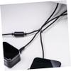 24Pcs Imitation Leather Cable Organizers Durable Data Cable Holders for Headphones Chargers USB Cords Efficient Desk Cable Management view 4