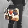 13 Inch Laptop Shoulder Bag For Men Women,Waterproof Briefcase Messenger Bag Owls Birds Laptop Sleeve Bag W/Strap Handle view 2