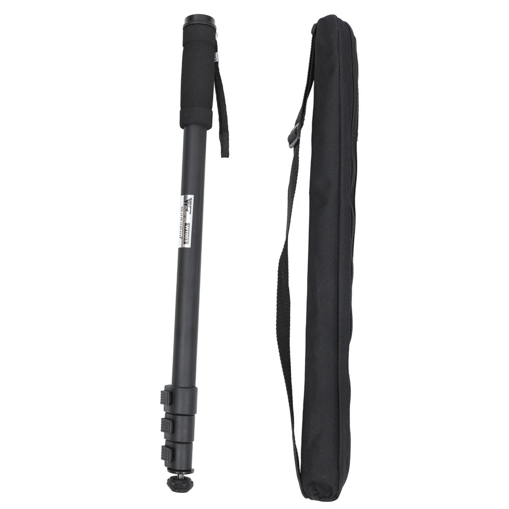 Hoement Telescopic Camera Monopod Pole Lightweight and Portable Photography Accessory Extends to Durable Aluminum Alloy for DSLR and Camcorder Use