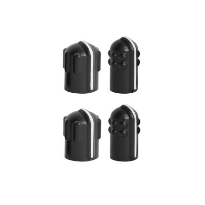 Fascinatacc 2 Pairs Volume Knob & Channel Frequency Selector Knob Button Cap Kit for MTX838 MTS2000 MTS2500 MT2000 Two Way Radio Accessories