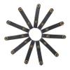 24Pcs PU Data Cable Organizers Leather Cable Clips with Buckle for Tidy Storage and Easy Management of Cords for Use view 1