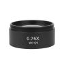 1pc 0.3X 0.5X 0.7X 0.75X 1X 1.5X 2.0X Auxiliary Barlow Objective Lens Thread M48mm for Stereo Binocular Trinocular Microscope(0.75X) view 1