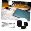 Mikikit 6Rolls Hook and Loop Cable Straps Black Cord Organizer for Home Office Durable Self Gripping Ties to Keep Cables Tidy and Untangled Easy to Use Adhesive Straps view 3