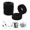 Mikikit 6Rolls Hook and Loop Cable Straps Black Cord Organizer for Home Office Durable Self Gripping Ties to Keep Cables Tidy and Untangled Easy to Use Adhesive Straps view 4