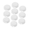 10Pcs White ABS Piggy Bank Bottom Plugs Minimalist Design view 1