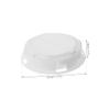10Pcs White ABS Piggy Bank Bottom Plugs Minimalist Design view 2