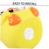 10Pcs White ABS Piggy Bank Bottom Plugs Minimalist Design view 3