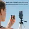 Shimbol Vlog Selfie Monitor Screen CP5 Mini 2,Back Camera Monitor for iPhone with 2.4 inch Real-Time Phone Screen Mirroring,30m Range,4H Run Time,Wireless Shutter Control (Black) view 3