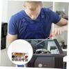 POPETPOP Desktop Computer Screw Standoffs Kit with Screws Cable Ties and Cleaning Brush for Hard Drive Motherboard and Fan Installation Durable and Conveniently Organized view 4