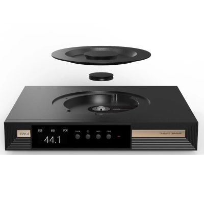 SMSL VMV T2 MQA-CD Player Digital Media Center P.A.S.S. CD Player Transport Digital Signal Clock USB DSD512 32bit/768kHz MQA Decoder AES/EBU Input Optical/Coaxial/AES/EBUx2/I2S Output