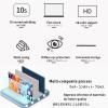 30" 40" 50" Inch Portable Projection Screen 4:3 16:9 Small Retractable Floor Standing Mobile Tabletop Screen with Carry Bag, Foldable Portable Movie Screen for Schools Meeting Indoor Outdoor(16:9,30") view 3