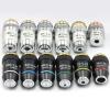 1pc Biological Microscopes Lens 4X 10X 20X 40X 60X 100X(Oil) 195 Achromatic Objective Lens Parts(White) view 1