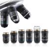 1pc Biological Microscopes Lens 4X 10X 20X 40X 60X 100X(Oil) 195 Achromatic Objective Lens Parts(White) view 3