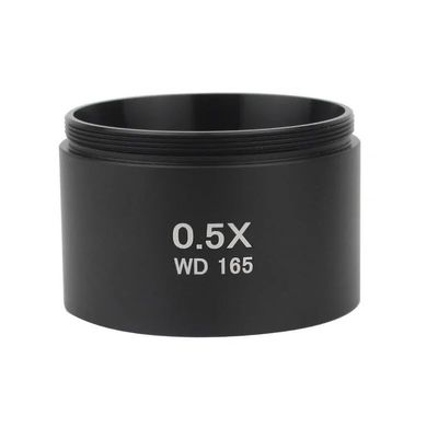 1pc 0.3X 0.5X 0.7X 0.75X 1X 1.5X 2.0X Auxiliary Barlow Objective Lens Thread M48mm for Stereo Binocular Trinocular Microscope(0.5X)