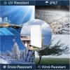 2.4G 5GHz 5.8G 2X2 MIMO Panel Antenna Dual Band Outdoor Directional Antenna Pole Mount w/ 9.8ft Extension Cable RP-SMA Male and SMA Adaptor for Long Range WiFi Receiption view 3