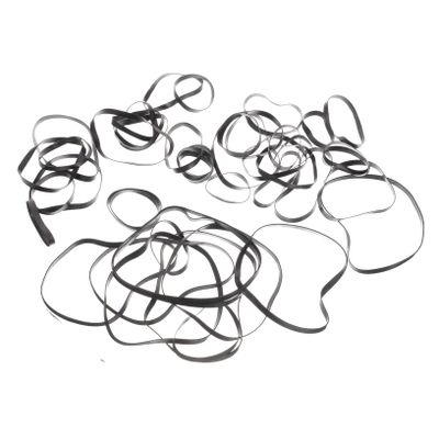 KOMBIUDA 50Pcs Cassette Drive Belts for Recorder Repair Durable Square Cassette Player Belts for Smoother Rotation and Noise Reduction