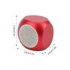 Mtlavishness Mini Bluetooth Speakers with Stereo Sound and Hands Function Ideal for Car Living Room Bedroom Outdoor Activities and More Compact Design Durable Aluminum Housing 5w view 4