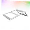 NUOBESTY Portable Aluminum Alloy Laptop Stand Foldable Ventilated Riser for Home Office Use Lightweight Durable Design for Trains Cafes More view 2